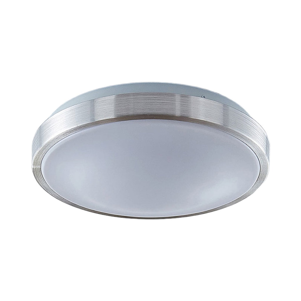 Nærbilde av LED taklampe Emelie aluminium