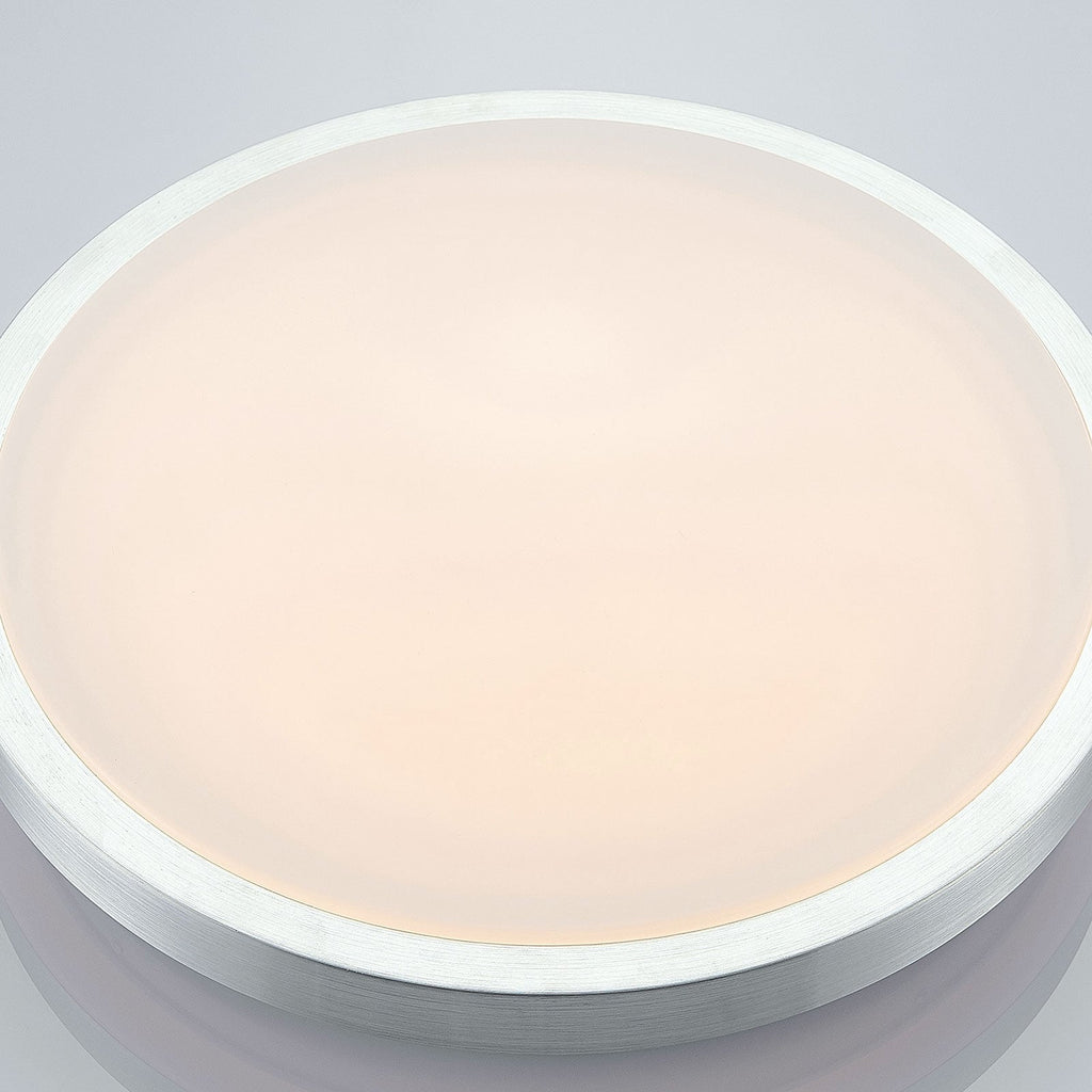LED taklampe Emelie aluminium Ø35 cm nærbilde akryl overflate