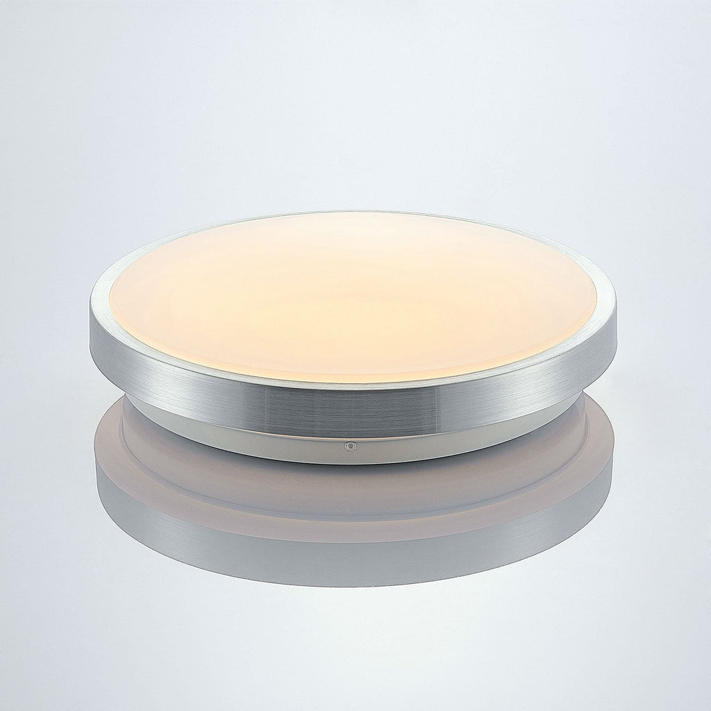 LED taklampe Emelie aluminium Ø30 cm 12W varmhvit - Lindby
