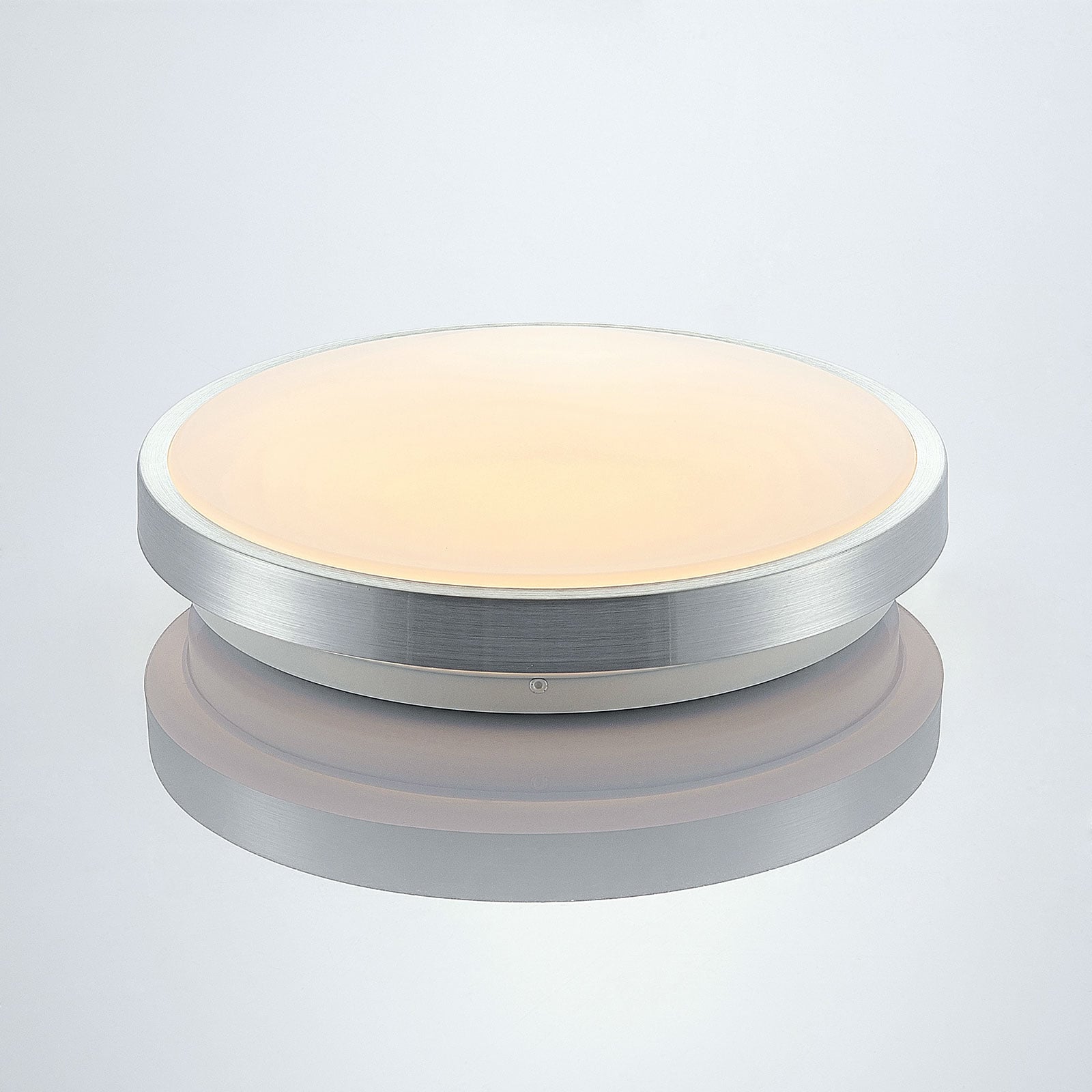 LED taklampe Emelie aluminium Ø30 cm 12W varmhvit - Lindby