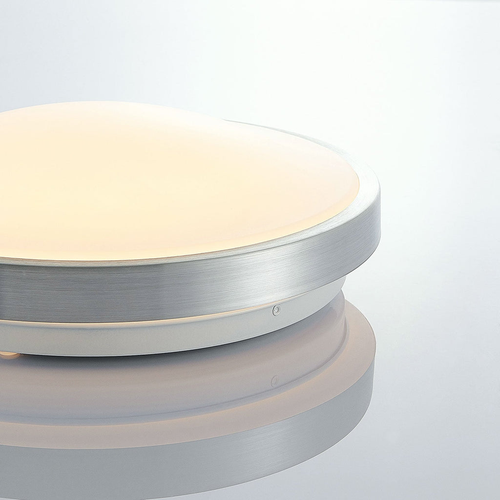 LED taklampe Emelie aluminium Ø30 cm 12W varmhvit - Lindby