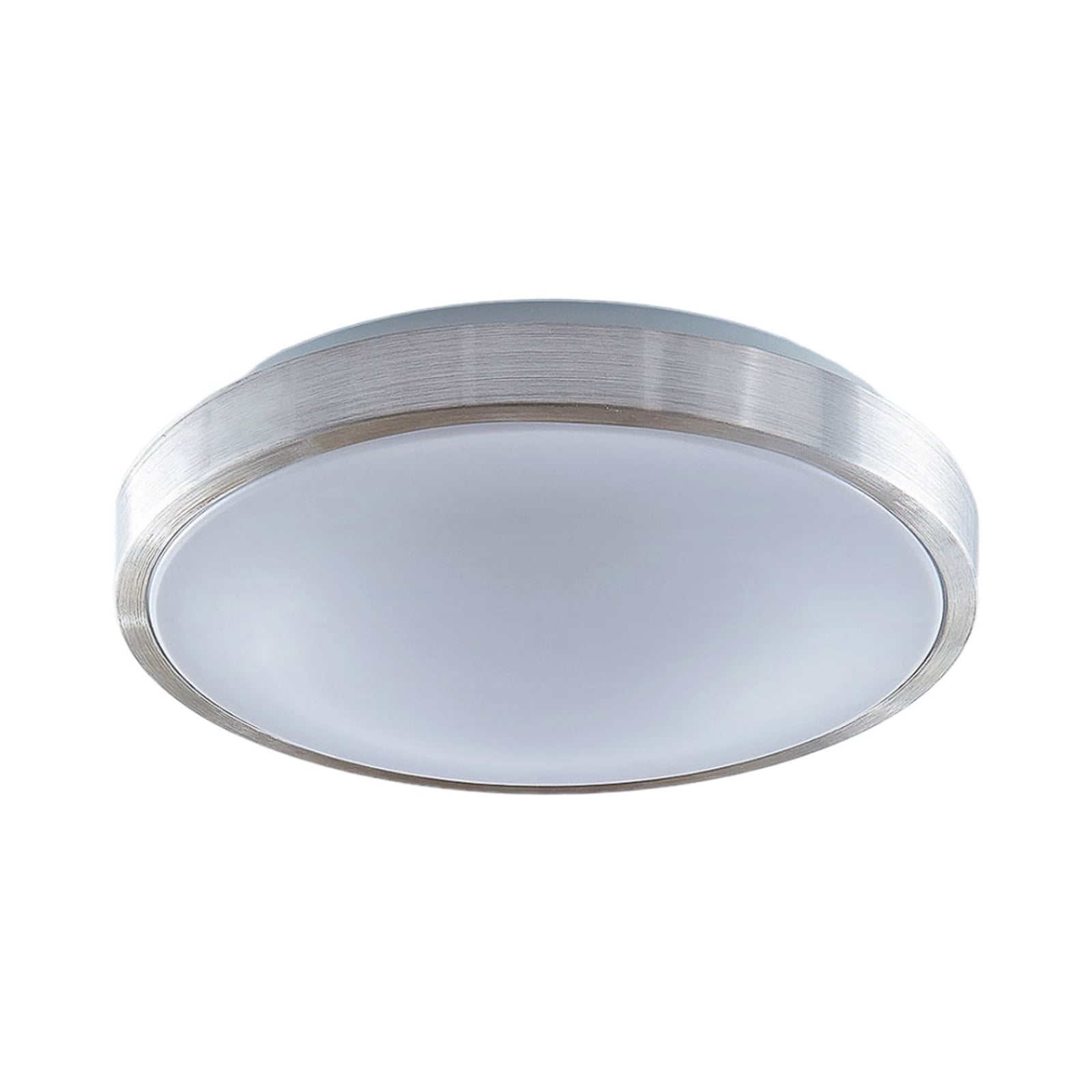 LED taklampe Emelie rund aluminium Ø42 cm varmhvit detalj av ramme