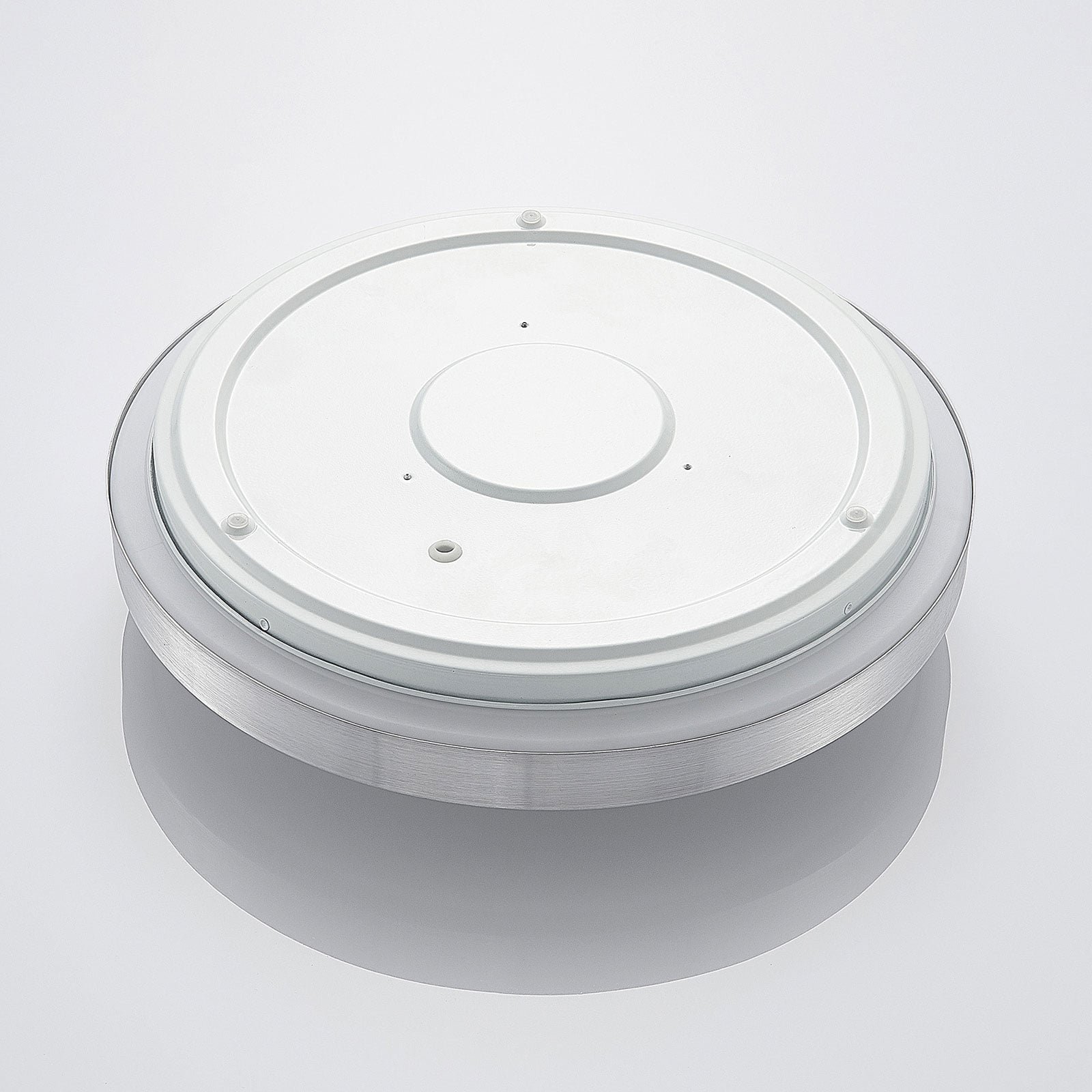 LED taklampe Emelie rund aluminium Ø42 cm varmhvit installasjonsdetalj