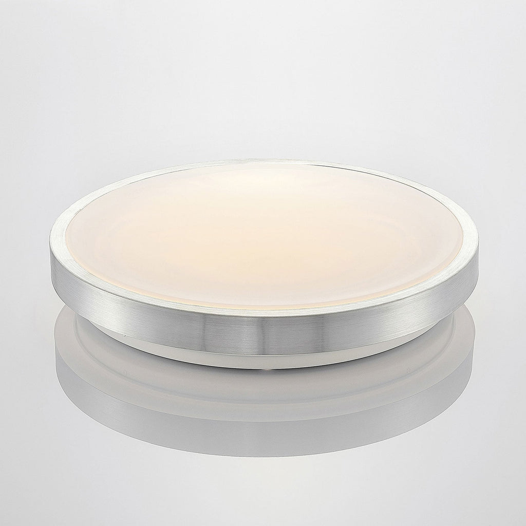 LED taklampe Emelie rund aluminium Ø42 cm varmhvit nærbilde av diffusor