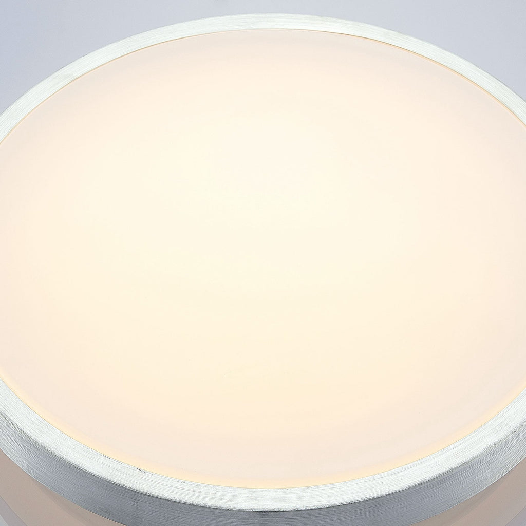 LED taklampe Emelie rund aluminium Ø42 cm varmhvit profil