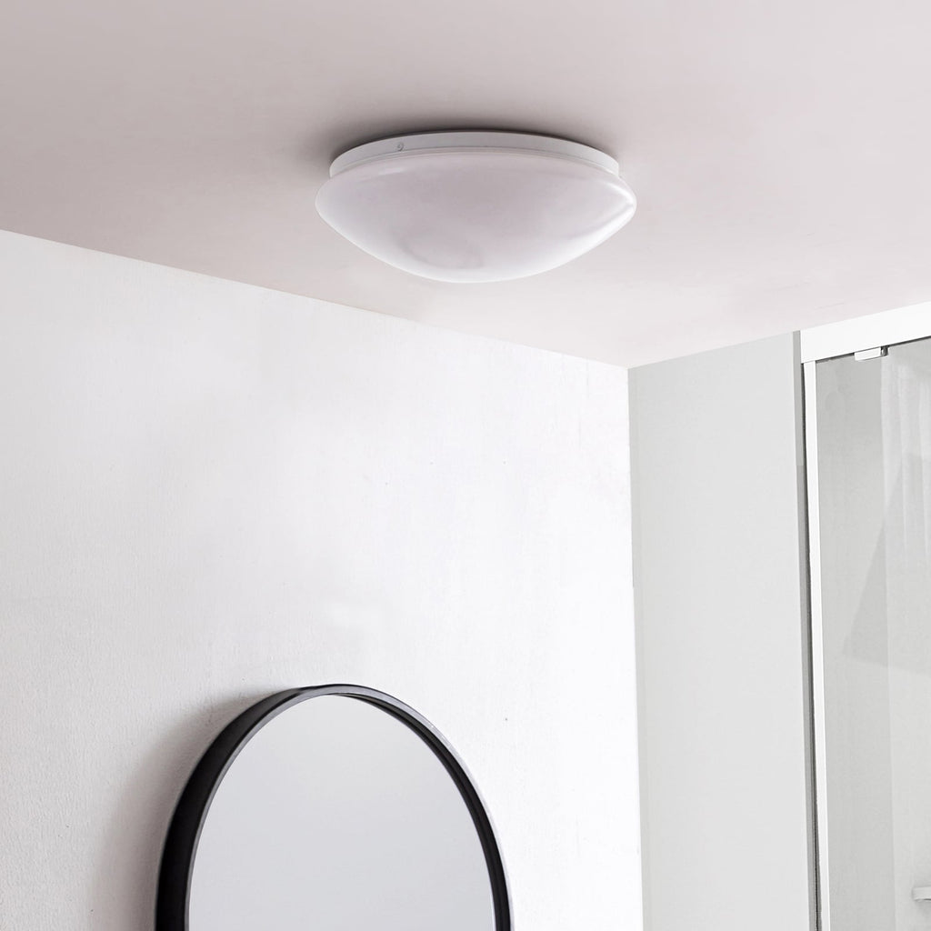LED taklampe Emeryn CCT dimbar hvit Ø28 cm bakside