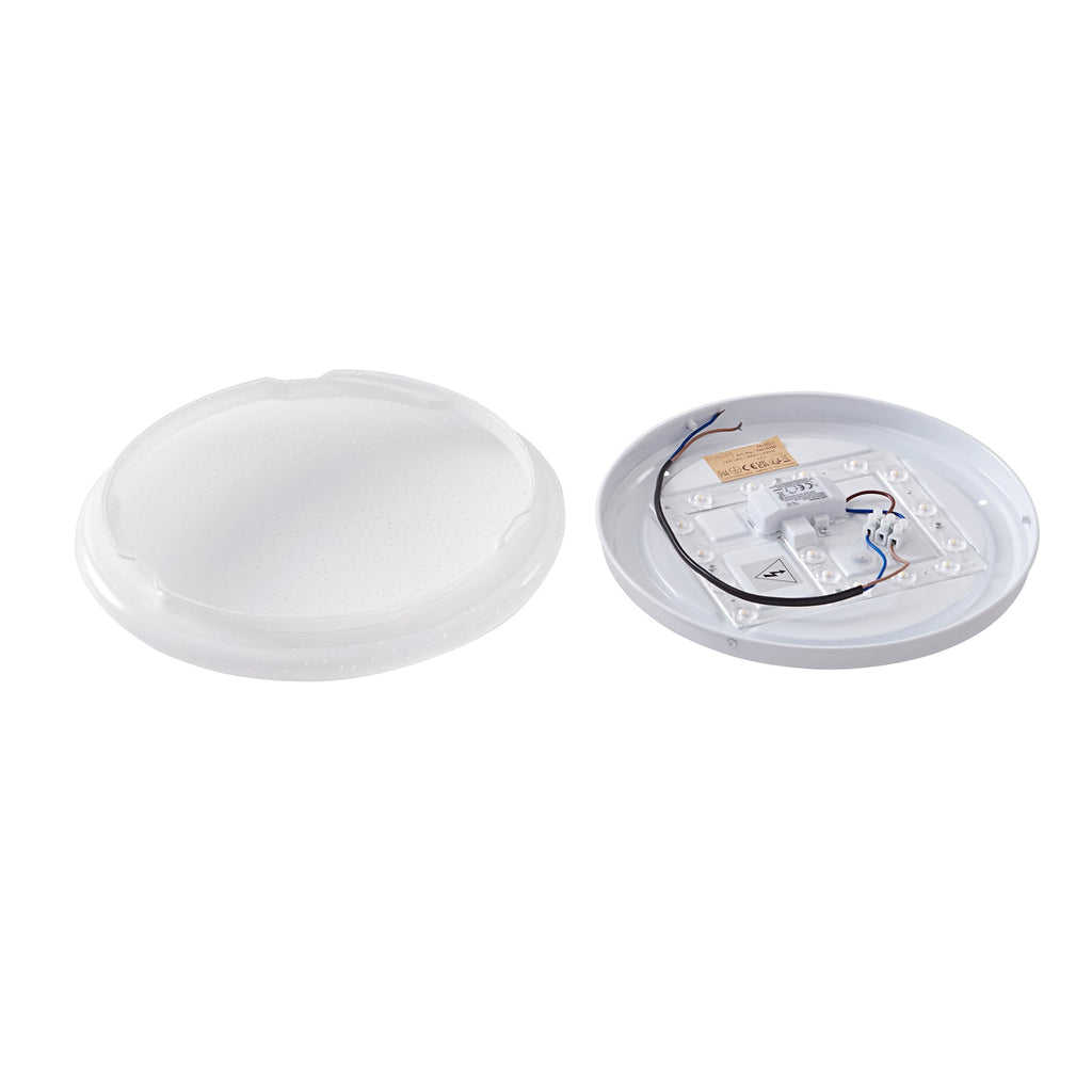 LED taklampe Emeryn hvit Ø28 cm lysspredning