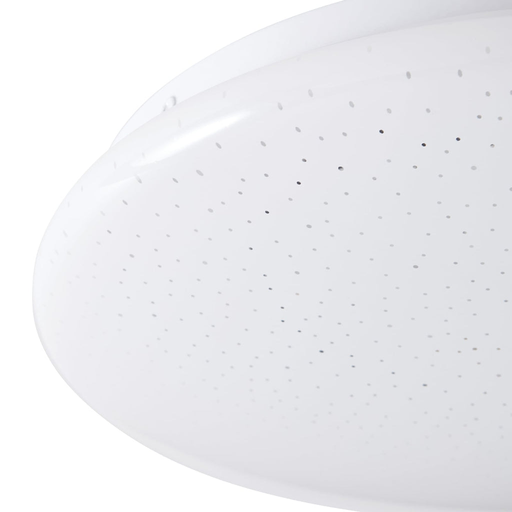 LED taklampe Emeryn hvit Ø28 cm nærbilde
