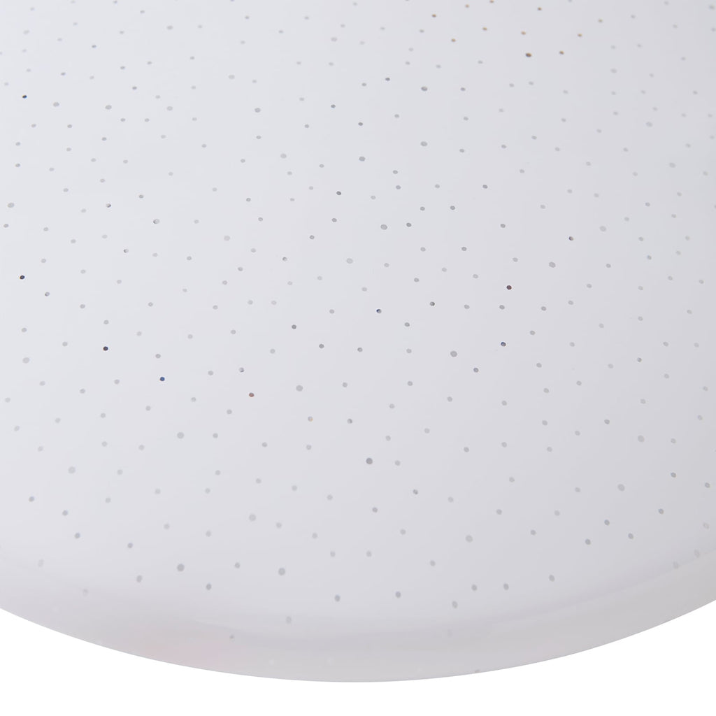 LED taklampe Emeryn hvit Ø28 cm sideprofil