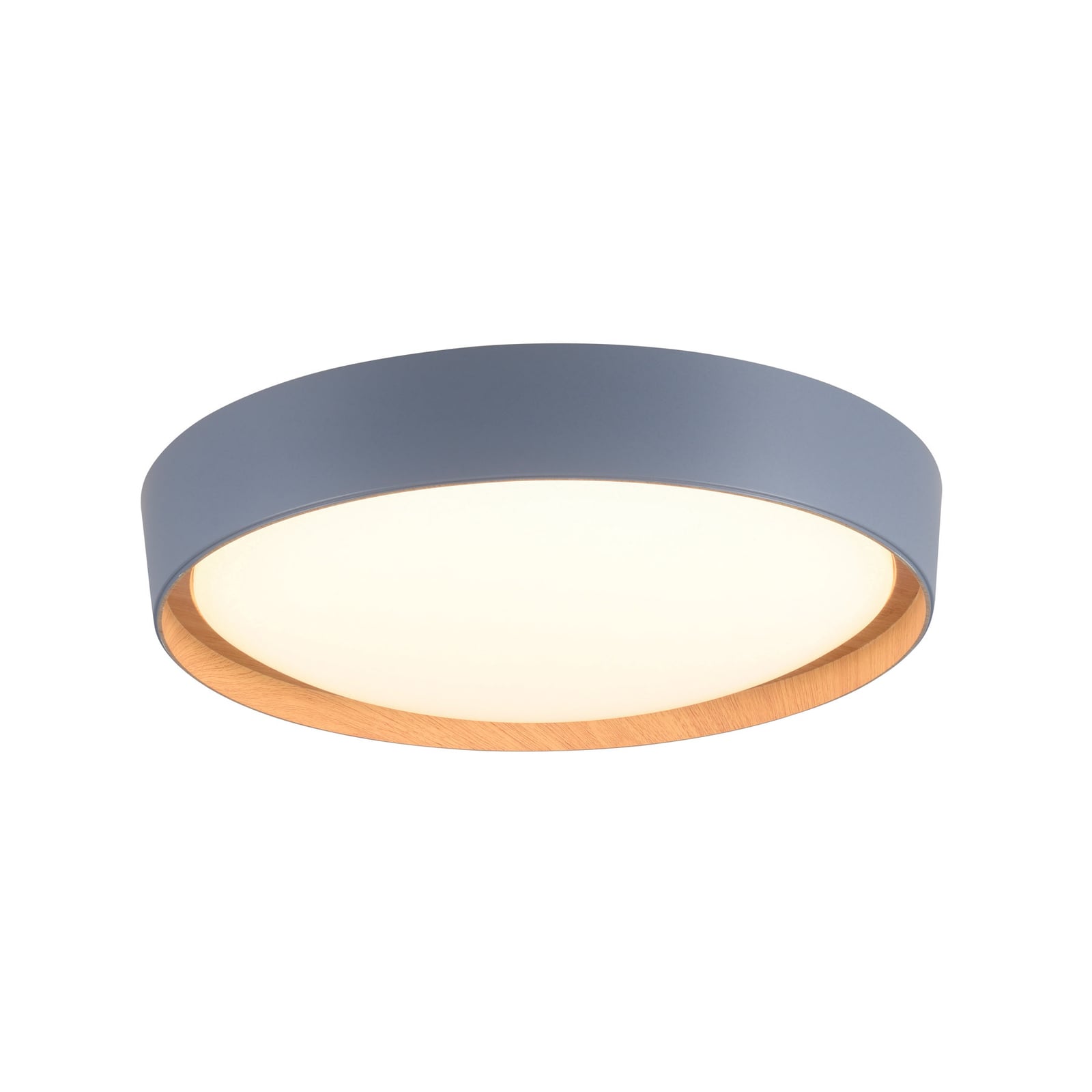 LED taklampe Emilia dimbar grå bakside