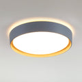 LED taklampe Emilia dimbar grå forfra