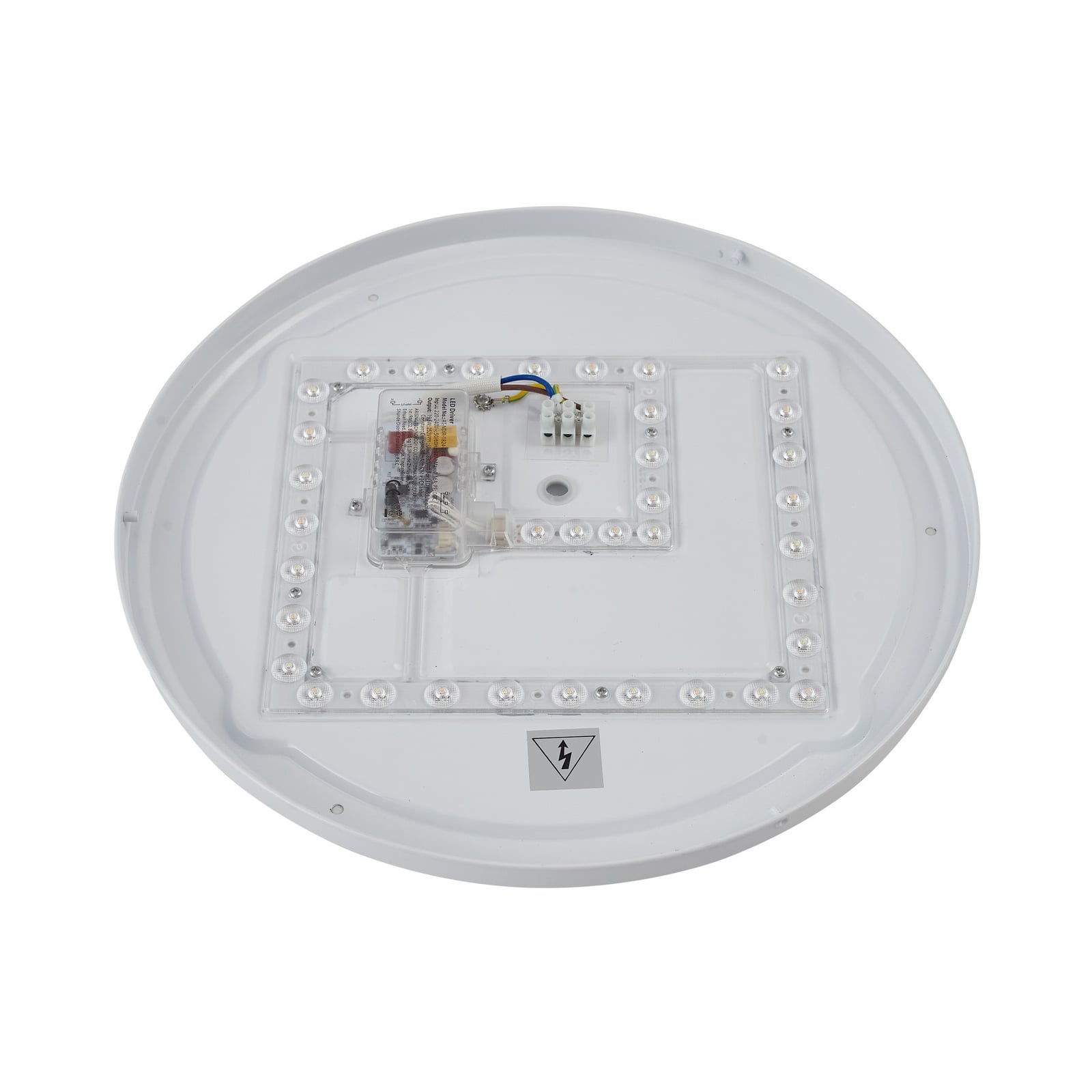 LED taklampe Emiva tre Ø39,5 cm monteringsdetalj