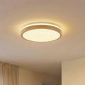 LED taklampe Emiva tre CCT dimbar med fjernkontroll forfra