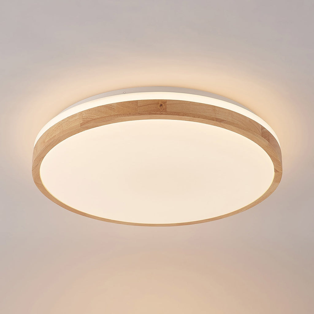 LED taklampe Emiva tre CCT dimbar med fjernkontroll lysmodus varm hvit