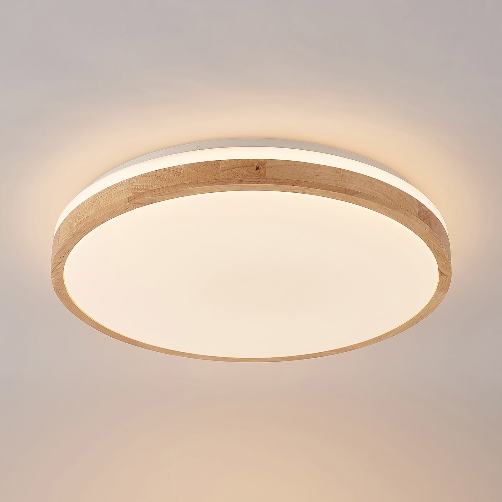 LED taklampe Emiva tre CCT dimbar med fjernkontroll lysmodus varm hvit