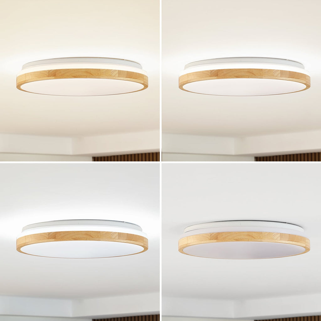 LED taklampe Emiva tre CCT dimbar med fjernkontroll oversikt over lampe