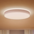 LED taklampe Enrave dimbar CCT Ø55 cm hvit Philips Hue forfra
