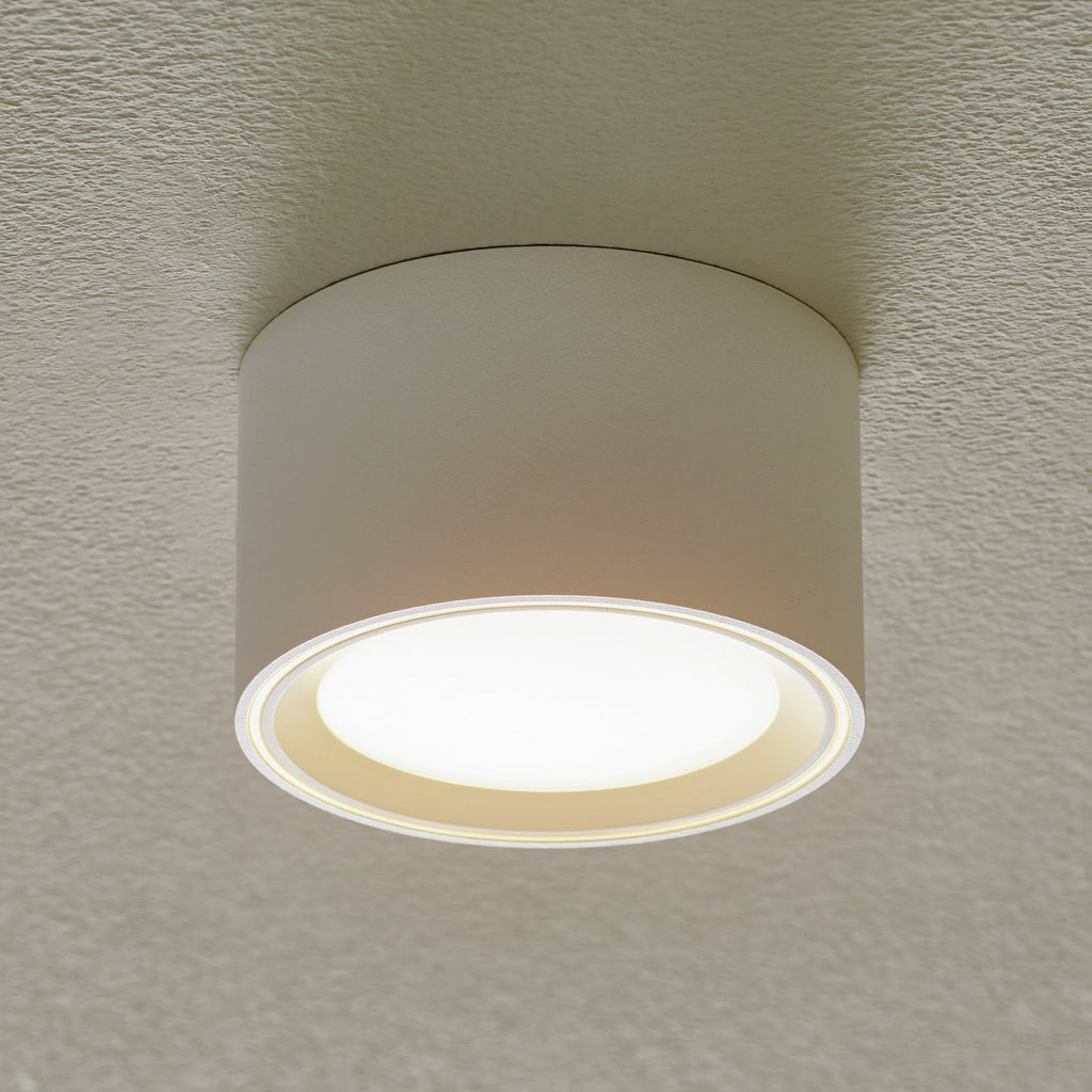 LED taklampe Fallon dimbar hvit Ø10 cm 2700K forfra