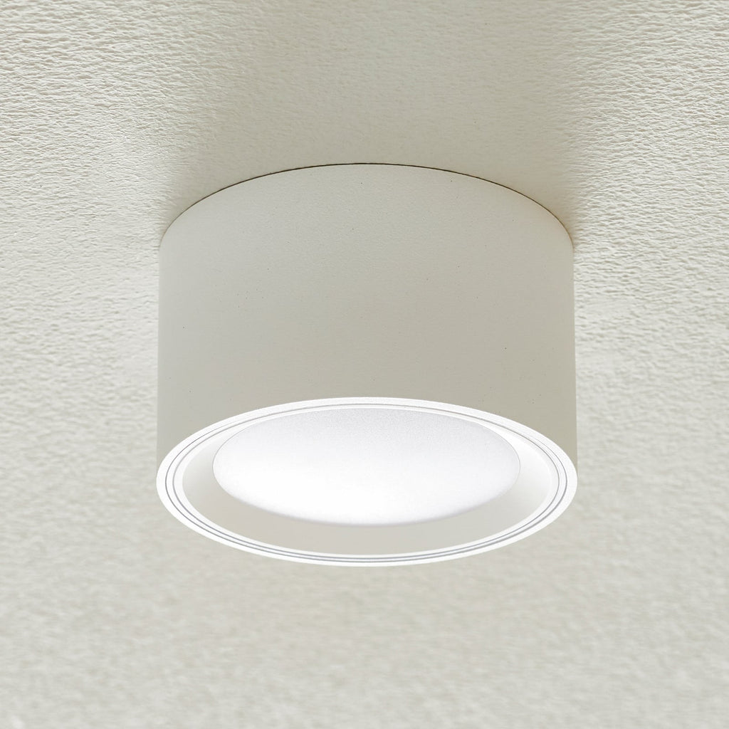 LED taklampe Fallon dimbar hvit Ø10 cm 2700K bakside