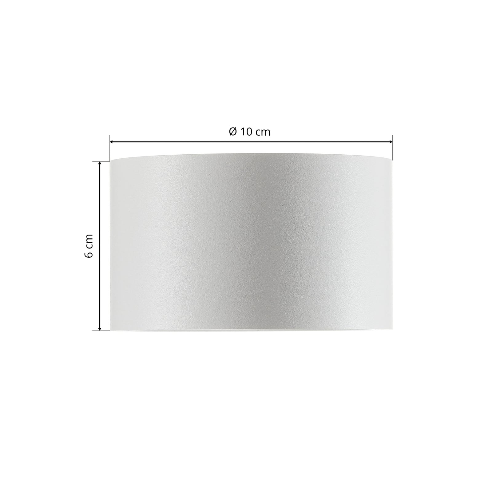 LED taklampe Fallon dimbar hvit Ø10 cm 2700K stemningsbilde