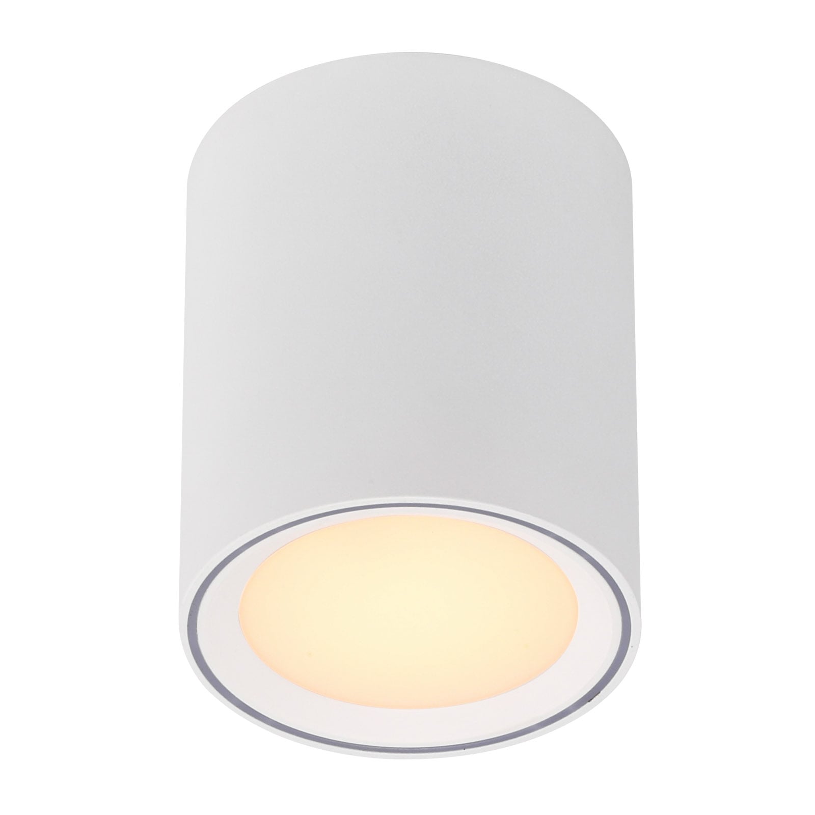 LED taklampe Fallon hvit dimbar forfra