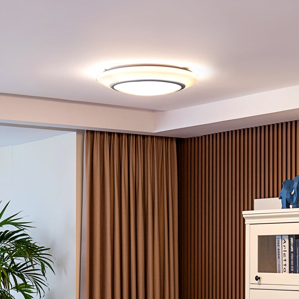 LED taklampe Felecina dimbar RGBW Ø50,5 cm foran