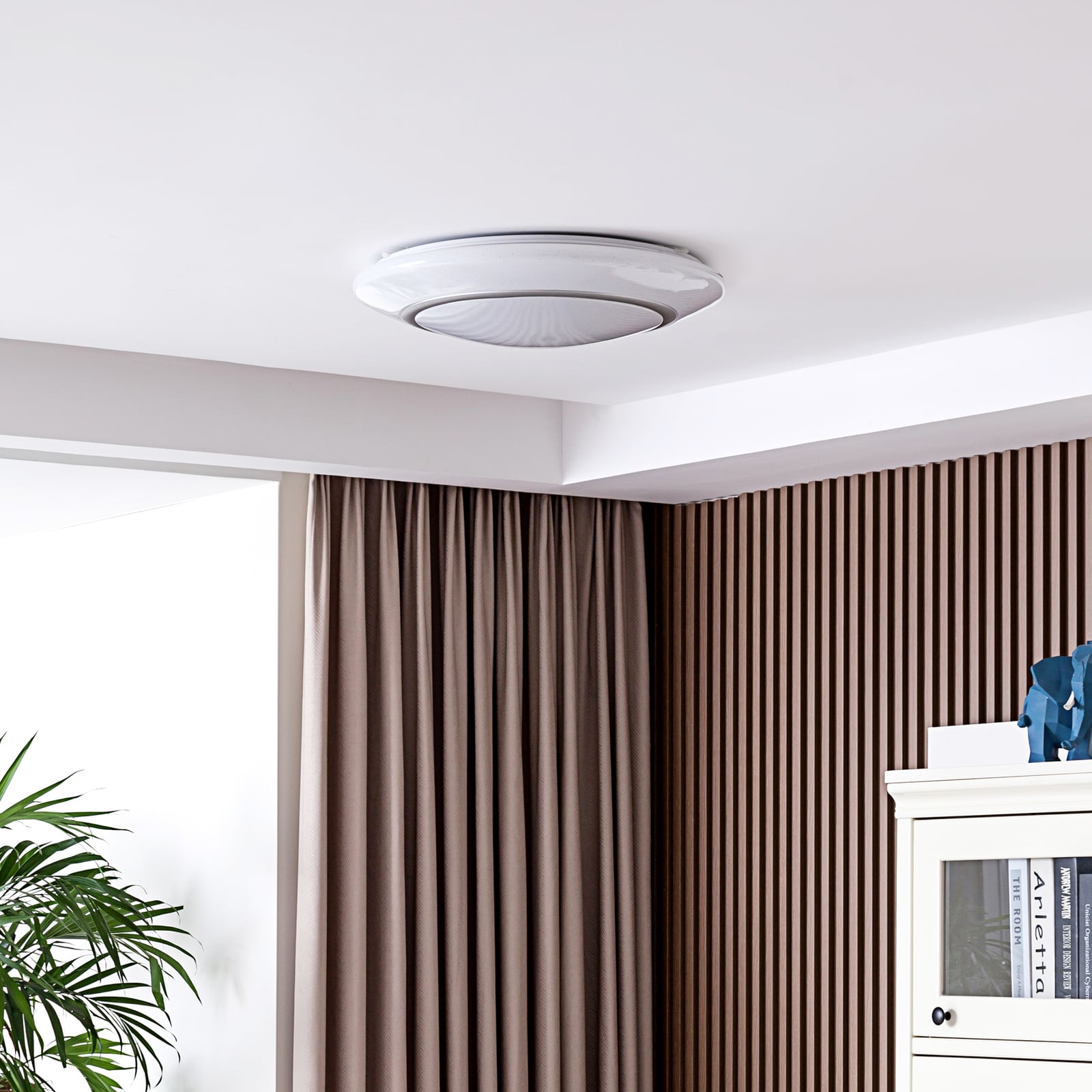 LED taklampe Felecina dimbar RGBW Ø50,5 cm bakside