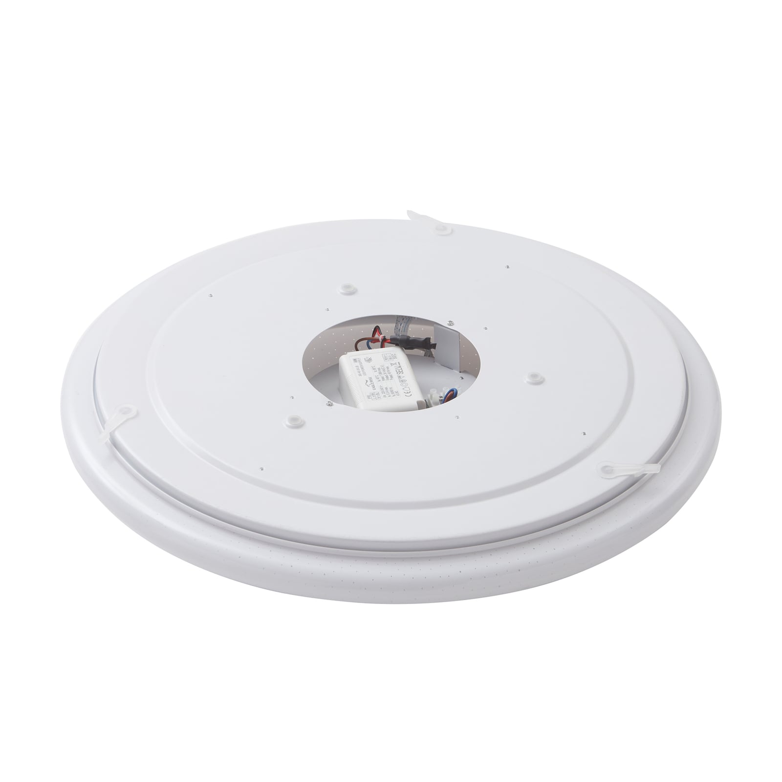 LED taklampe Felecina dimbar RGBW Ø50,5 cm med fjernkontroll