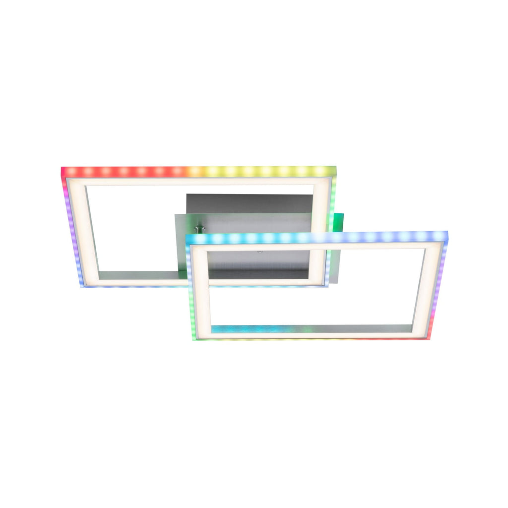LED taklampe Felix60 dimbar CCT RGB 44,5x44,5 cm bakside
