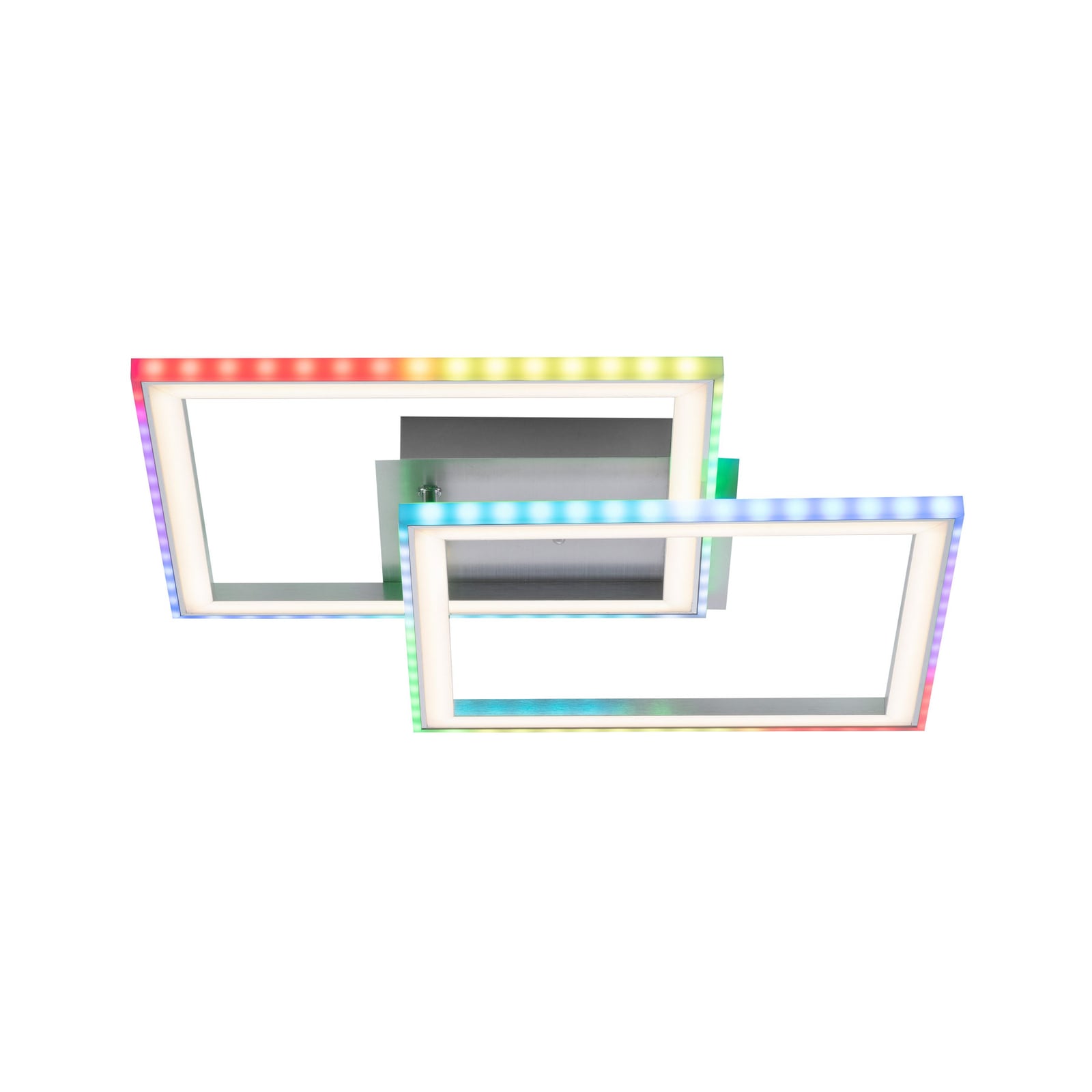 LED taklampe Felix60 dimbar CCT RGB 44,5x44,5 cm bakside