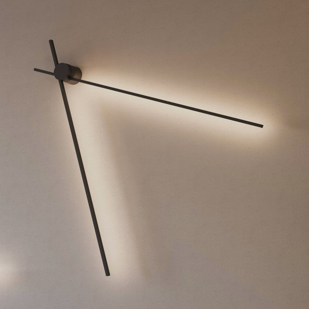 LED taklampe Fil Spin 1.0 svart dimbar 110 cm forfra