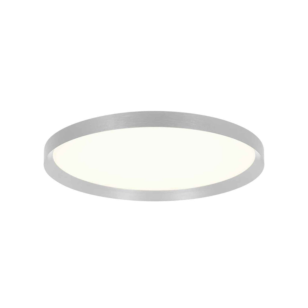LED taklampe Flady stål Ø40 cm dimbar direkte/indirekte forfra