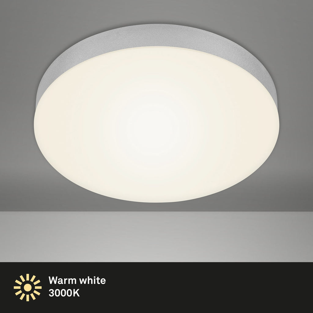LED taklampe Flame sølv side