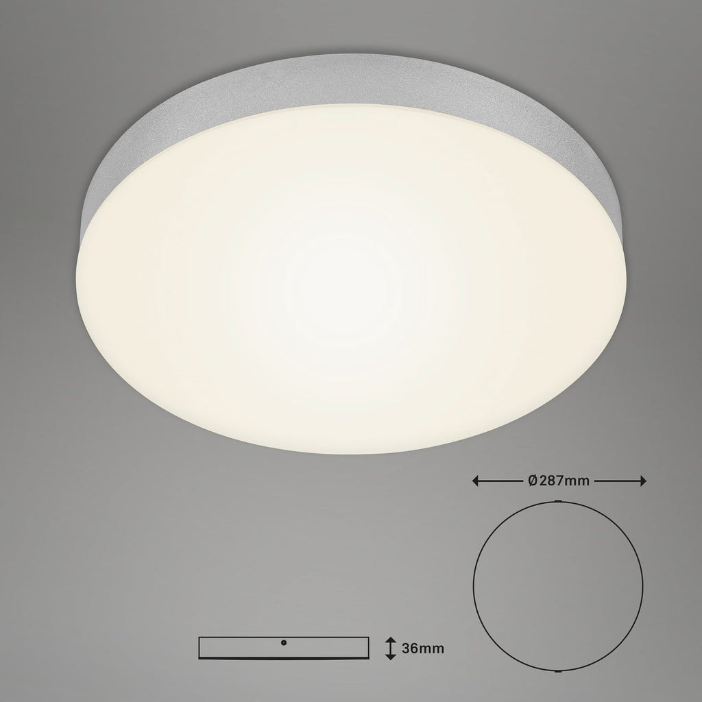 LED taklampe Flame sølv lys på