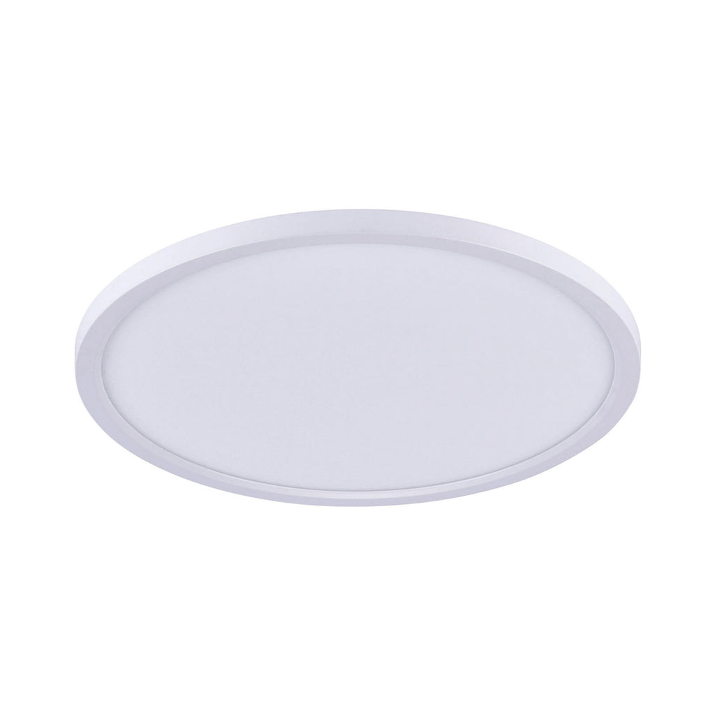 LED taklampe Flat rund Ø40 cm hvit CCT dimbar med fjernkontroll - JUST LIGHT lysstyrke