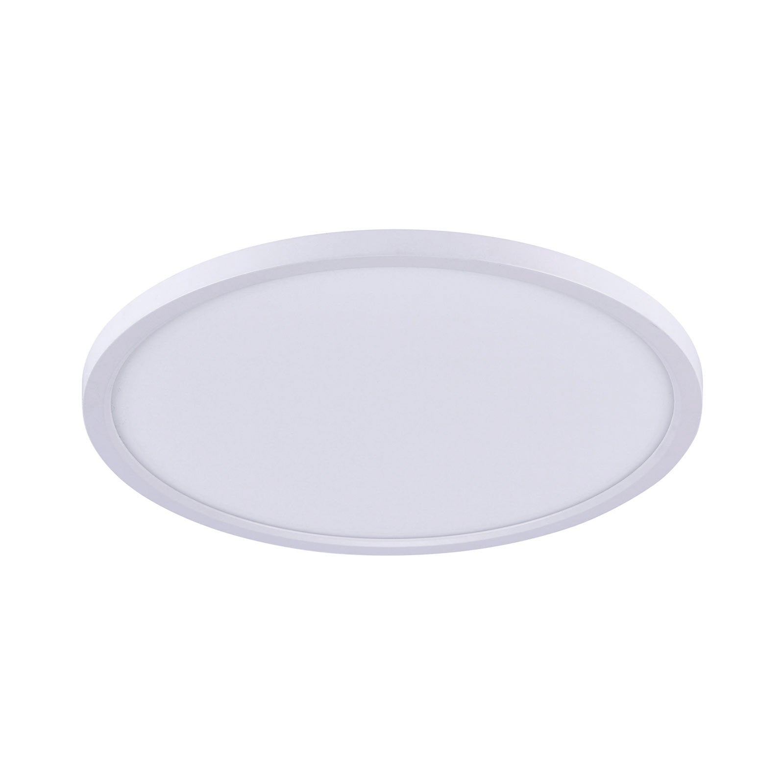 LED taklampe Flat rund Ø40 cm hvit CCT dimbar med fjernkontroll - JUST LIGHT lysstyrke