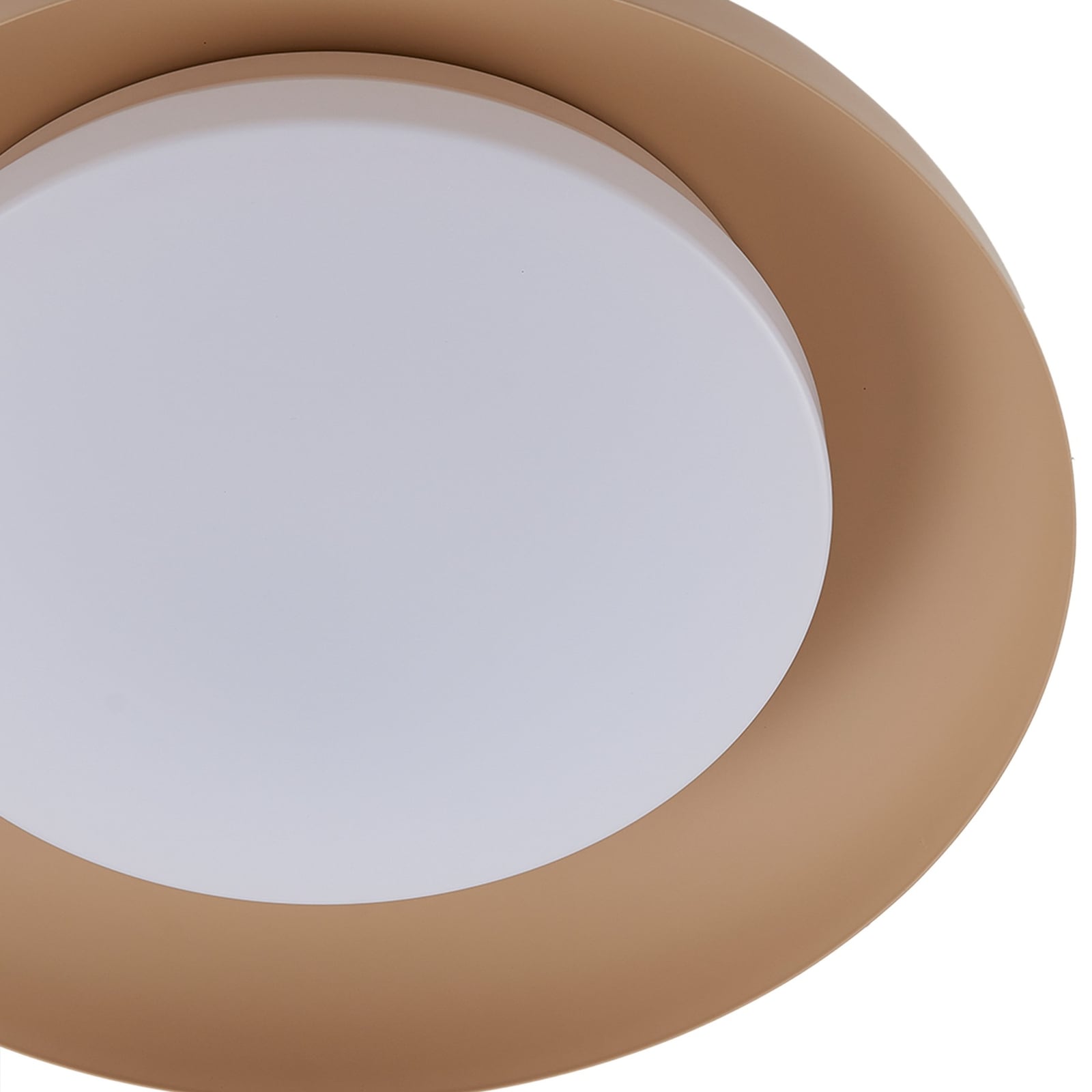 LED taklampe Florie beige metall side