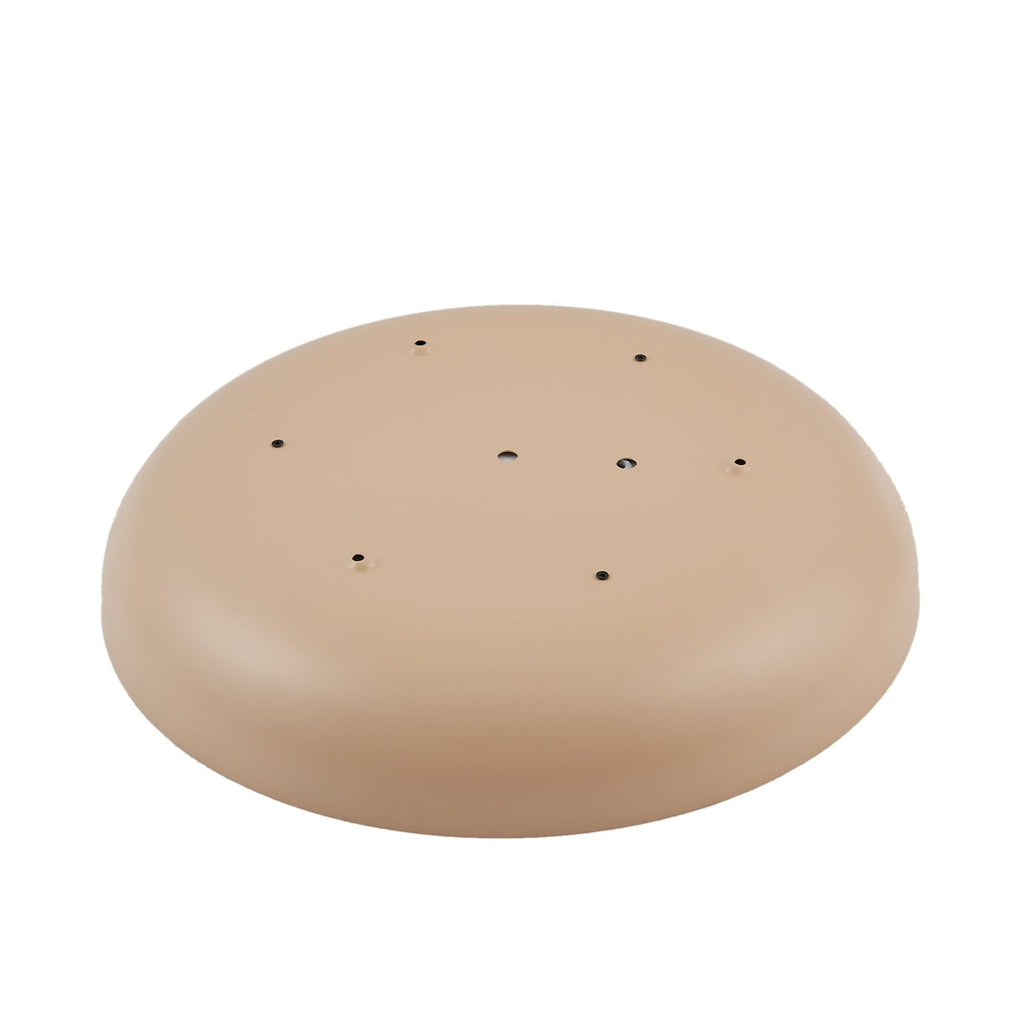 LED taklampe Florie beige metall lysdetalj