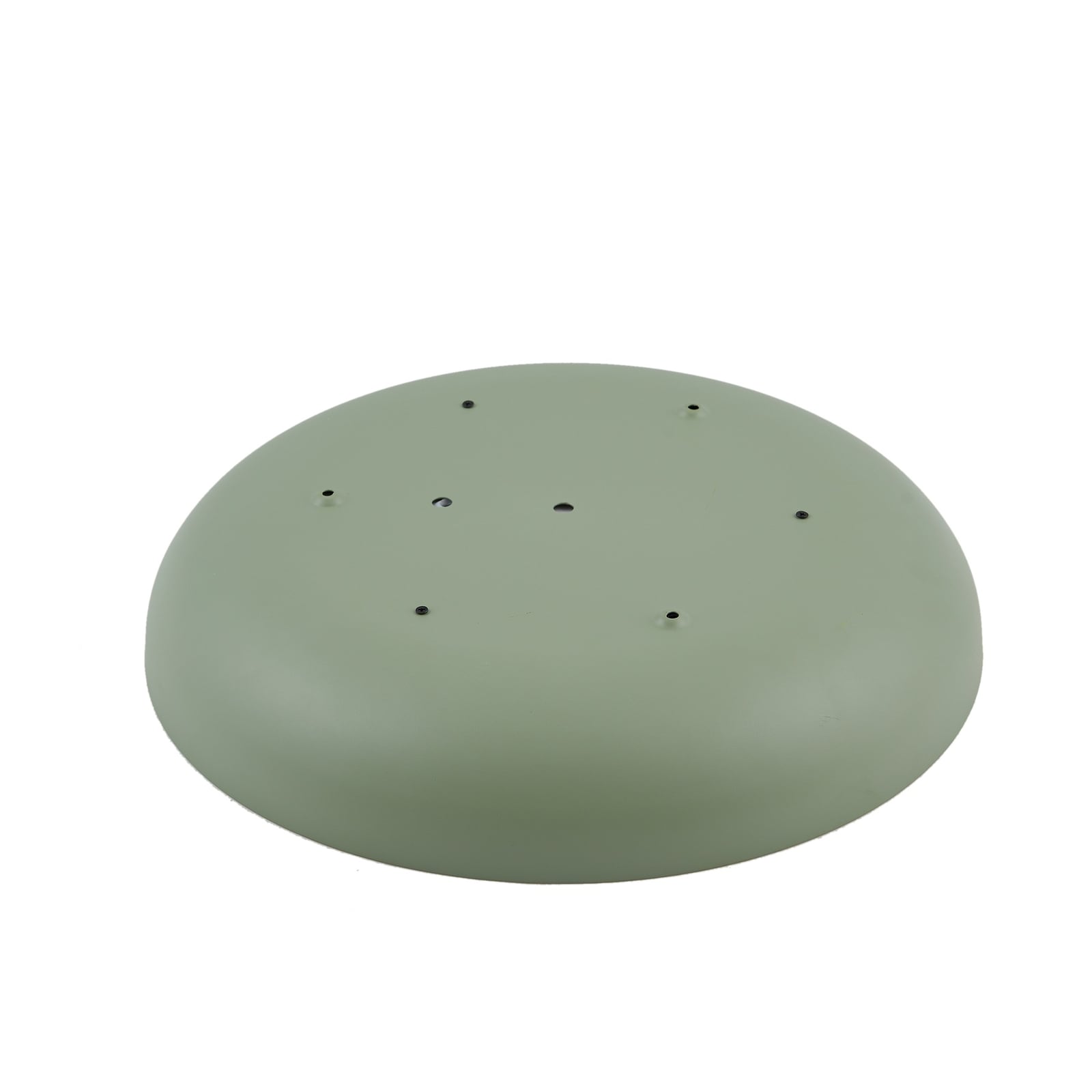 LED taklampe Florie grønn metall Ø40 cm opplyst