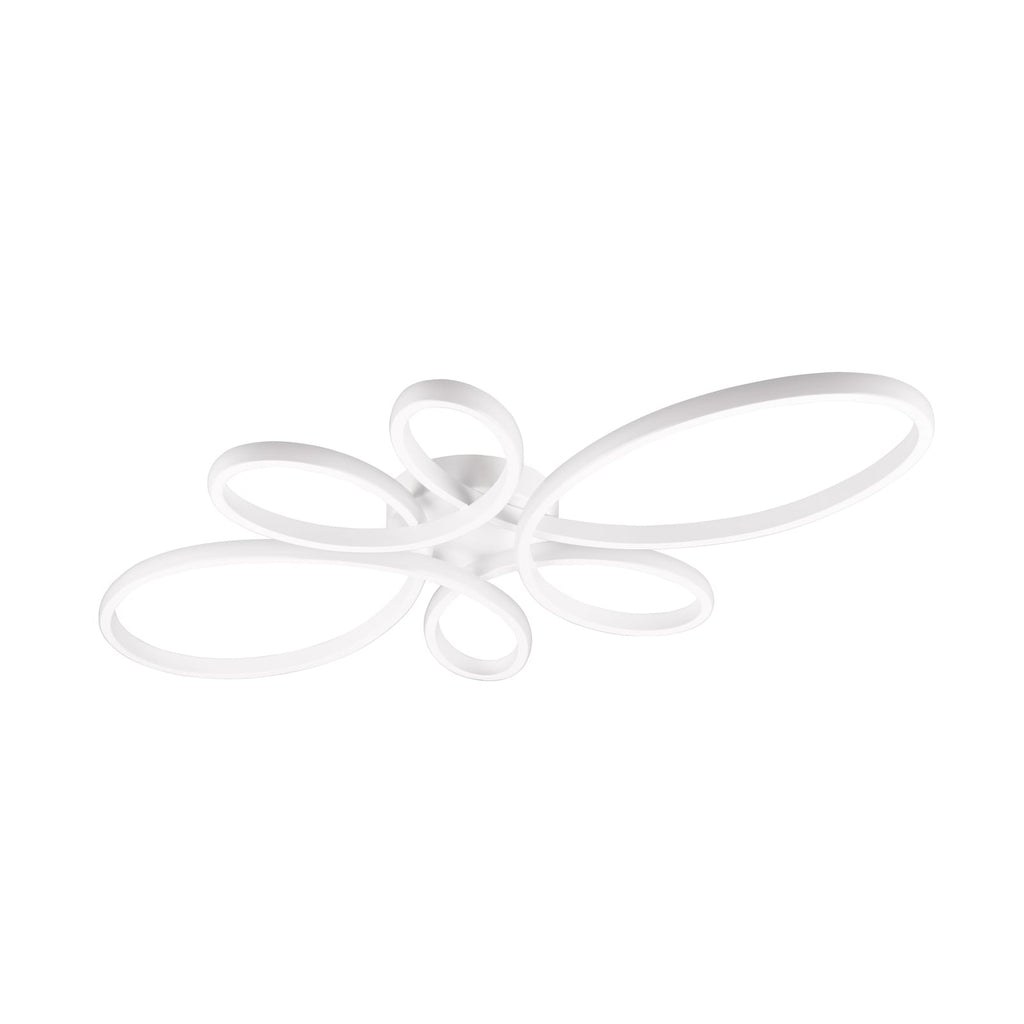 LED taklampe Fly matt hvit 4000K dimbar 83x45 cm forfra