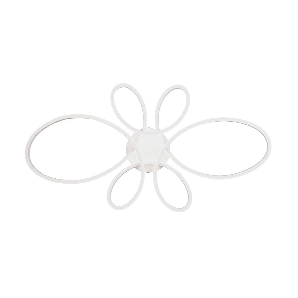 LED taklampe Fly matt hvit 4000K dimbar 83x45 cm bakside