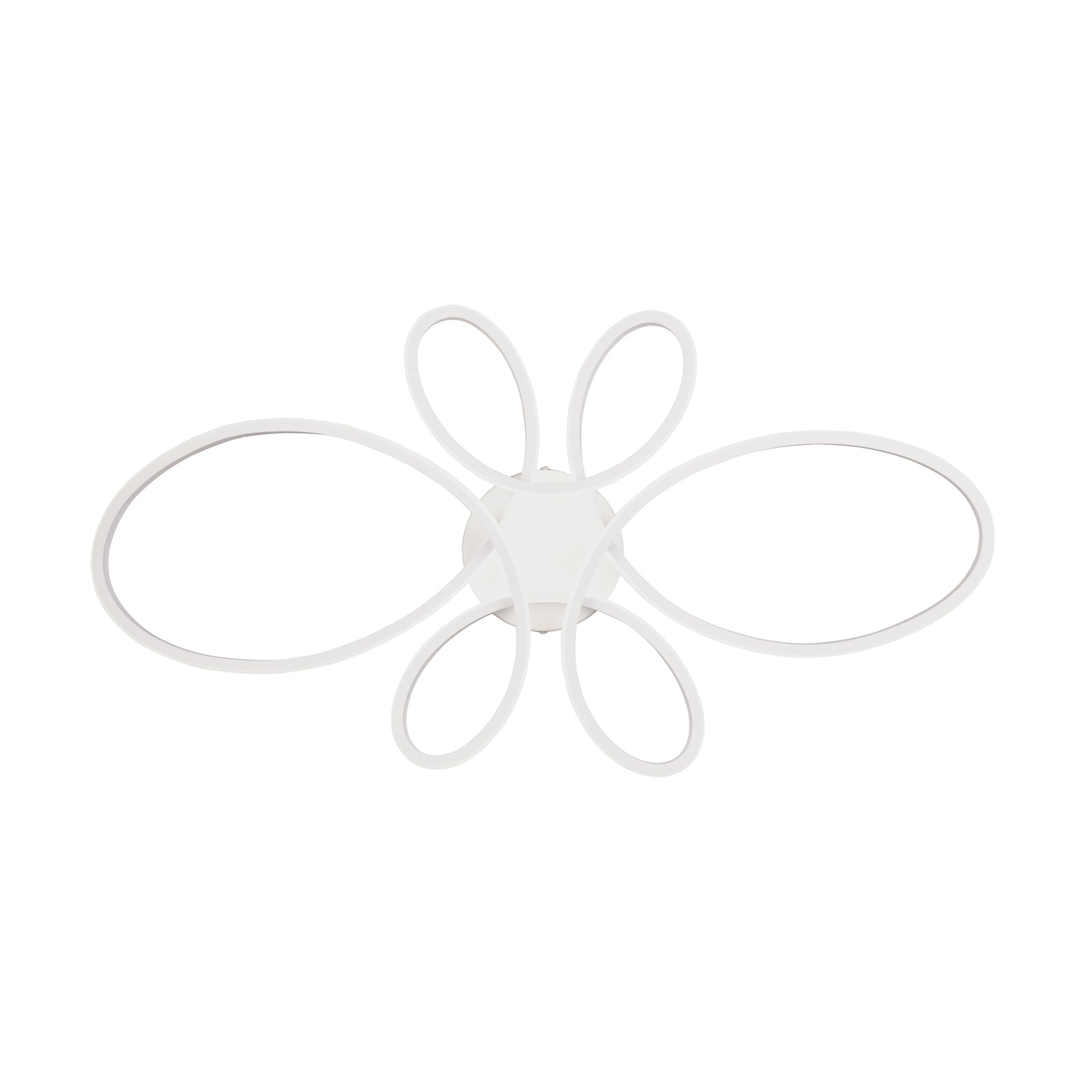 LED taklampe Fly matt hvit 4000K dimbar 83x45 cm bakside