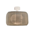 LED taklampe Fora dimbar hvit/beige Ø50 cm IP66 forfra