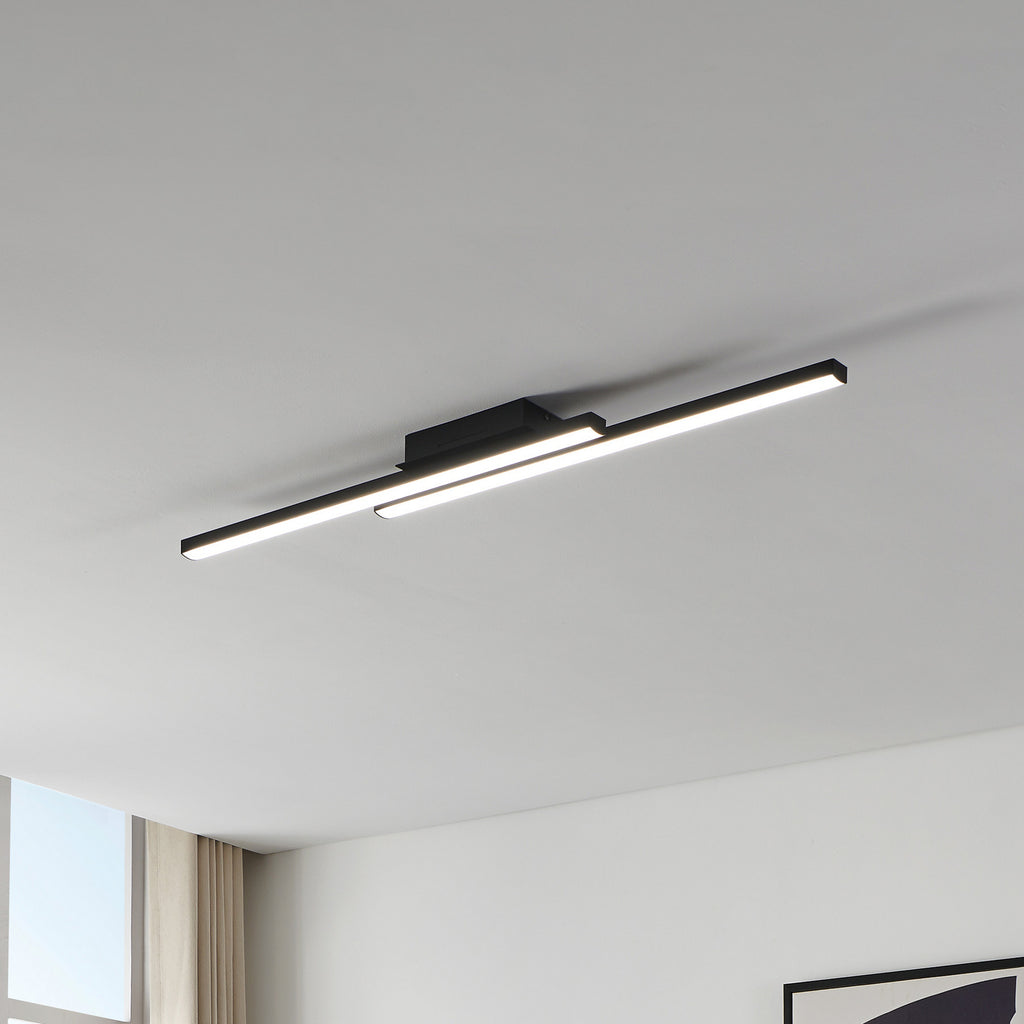 LED taklampe Fraioli-Z smart dimbar RGB 105 cm svart bakside