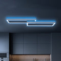 LED taklampe Frame 2-lys RGBW med fjernkontroll forfra