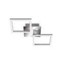 LED taklampe Frame med bevegelsessensor krom alu forfra