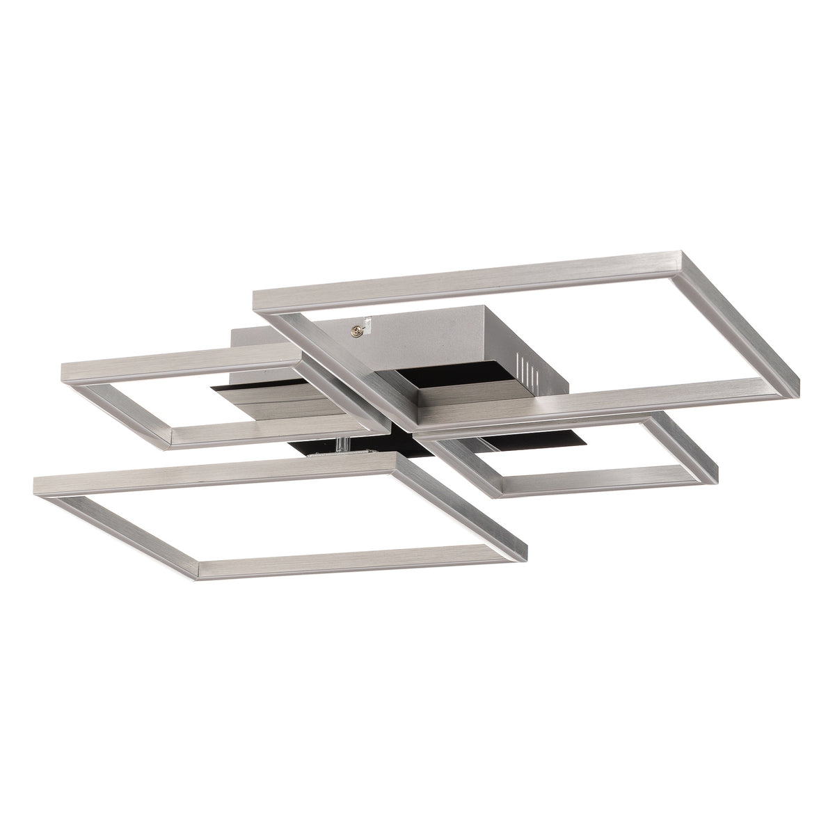 LED taklampe Frame CCT dimbar aluminium 75x47 cm 38W Briloner montert i rom
