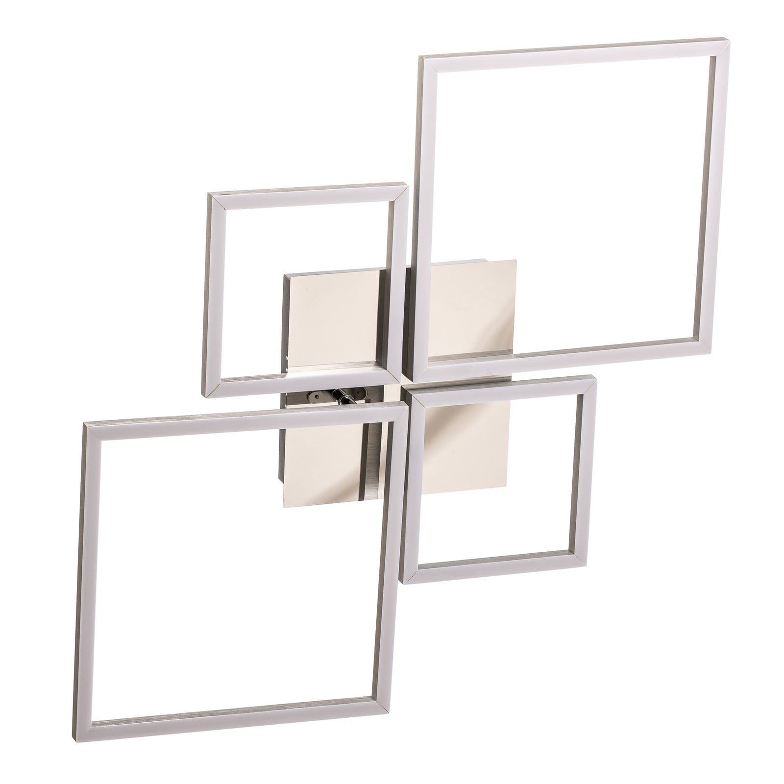 LED taklampe Frame CCT dimbar aluminium 75x47 cm 38W Briloner sett fra siden
