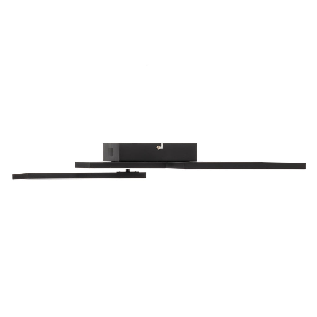 LED taklampe Frame CCT dimbar med fjernkontroll svart 38W side