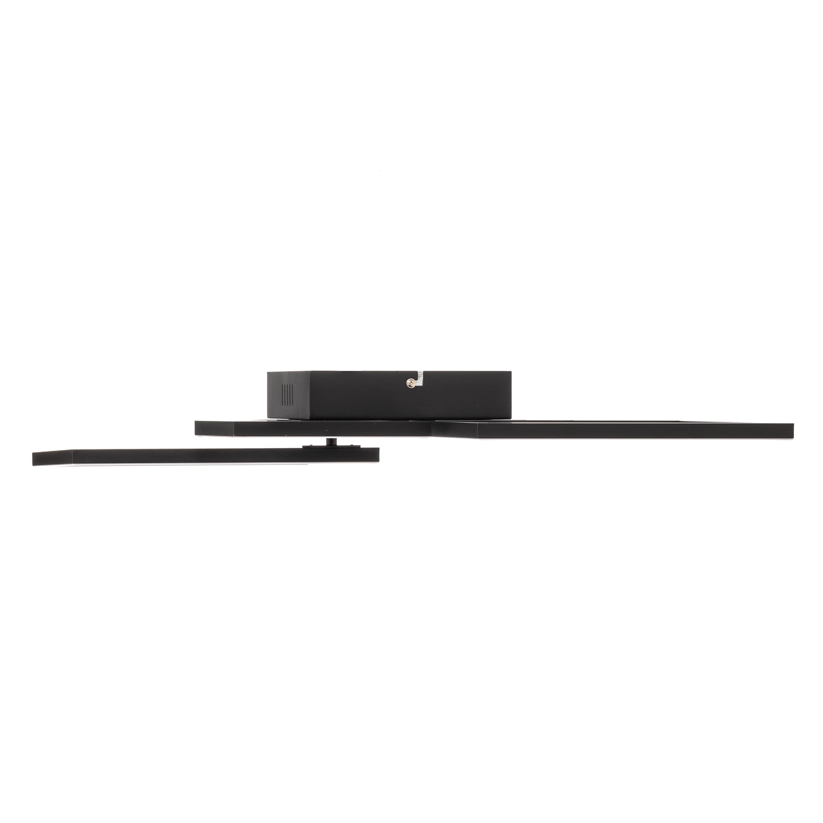 LED taklampe Frame CCT dimbar med fjernkontroll svart 38W side